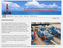 Tablet Screenshot of mafcointernational.com